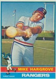 1976 Topps Baseball Cards      485     Mike Hargrove